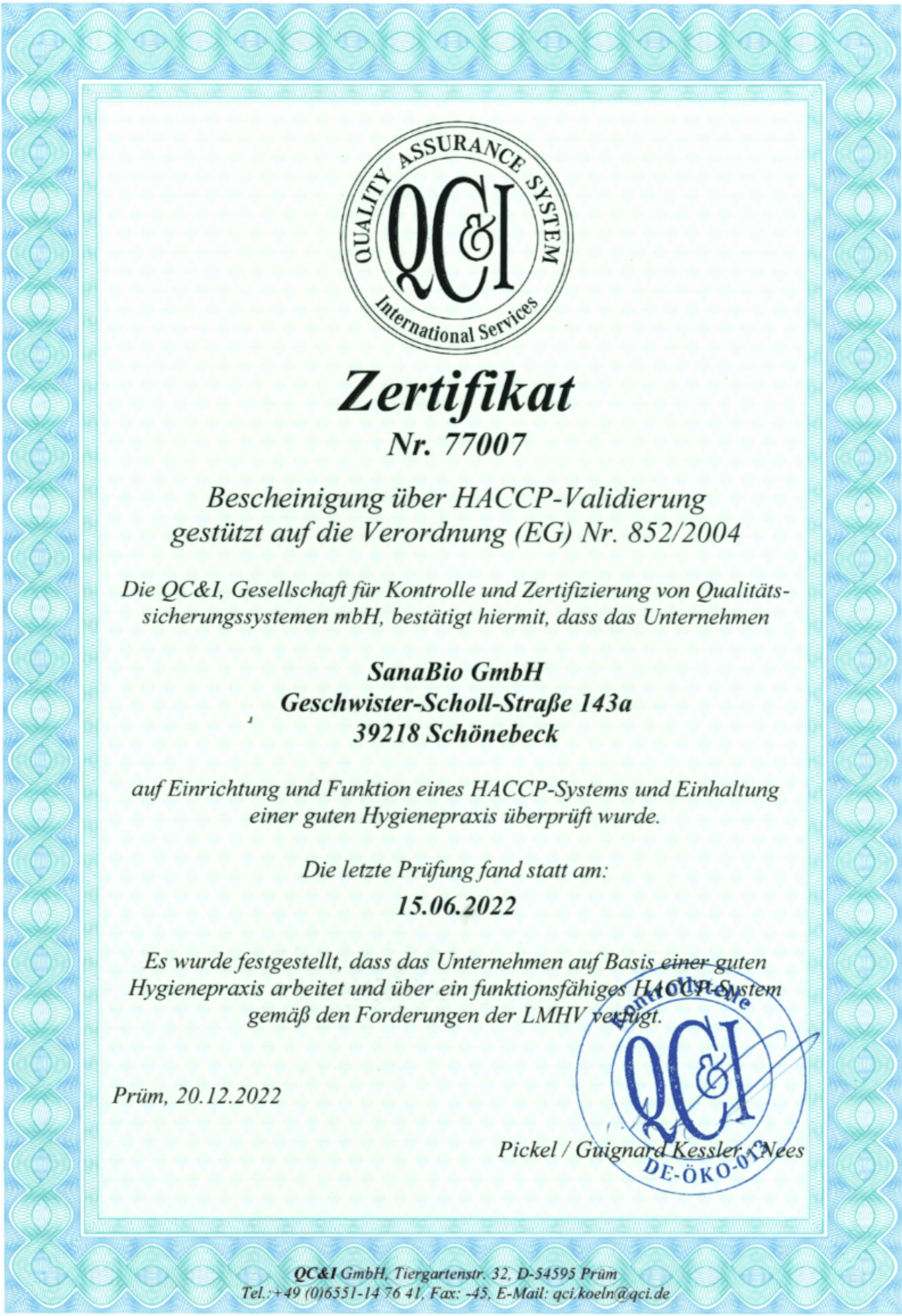 Image HACCP